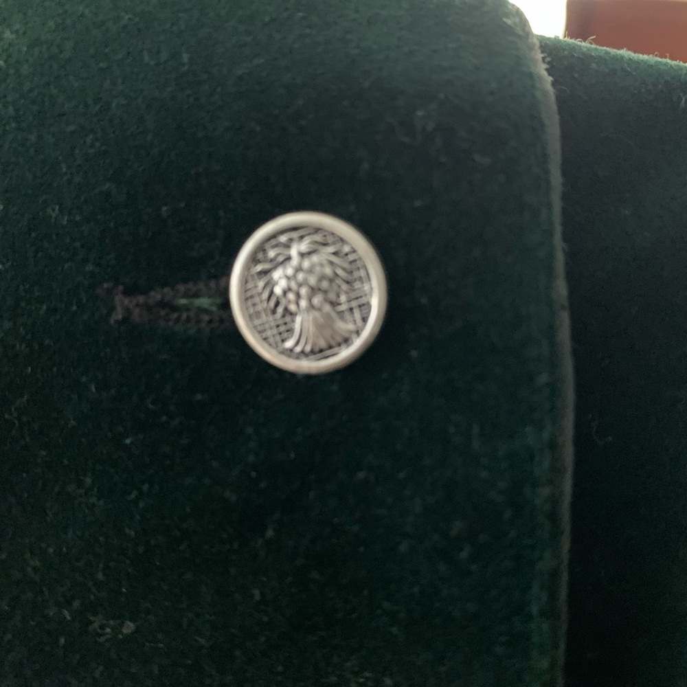 Kiltmaker Dark Green Velvet Vest/waistcoat made in Scotland Hector Russell label - Picture 11 of 11